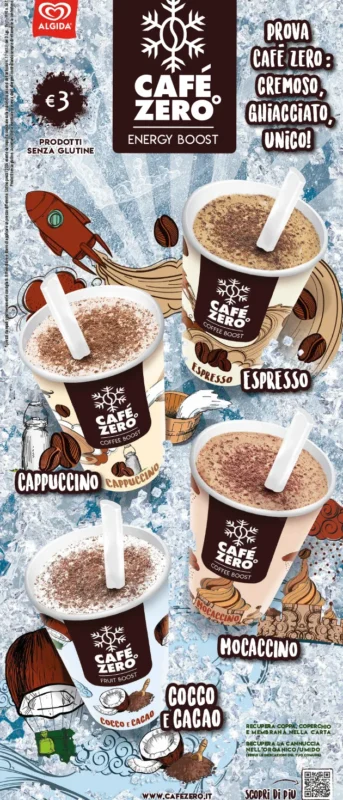 Cartello Café Zero 2026 | Dalpi Concessionaria Algida Bergamo e Brescia